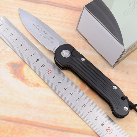 JUFULE New Made L.U.D.T Flipper folding Elmax blade Aluminum handle outdoor gear tactical camping hunting EDC tool kitchen knife ► Photo 1/6