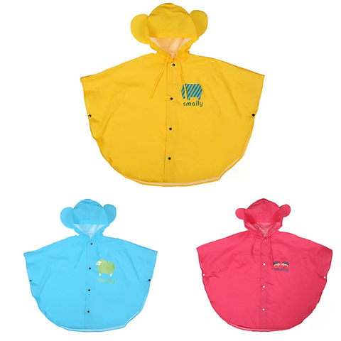 Raincoat For Children Cartoon Kids Rainproof Rainwear Waterproof Poncho Boys Girls Rain Coat Kindergarten Baby Rainsuit ► Photo 1/6