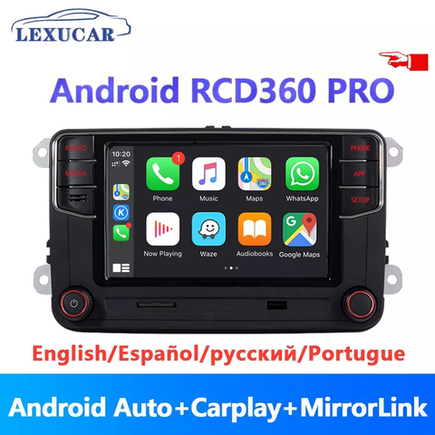 Android Auto Carplay RCD360 PRO NEW RCD330 187B MIB Radio NONAME For VW Golf 5 6 Jetta MK5 MK6 Tiguan CC Polo Passat 6RD035187B ► Photo 1/6