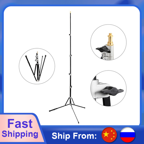 240cm Photography Light Stand Studio Photo Stand Photo Studio Aluminum Reverse Folding photographic Light Stand Tripod ► Photo 1/6