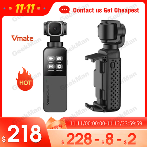 Snoppa Vmate Stabilizer 4K Camera 3 Axis Handheld Gimbal Built-in Wi-Fi control Rotatable Lens VS DJI OSMO Pocket  Feiyu pocket ► Photo 1/1