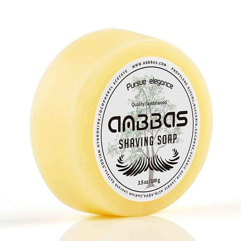Anbbas Quality Sandalwood Shaving Soap Refill 3.5OZ for Barber Traditional Wet Shave Latheing ► Photo 1/6
