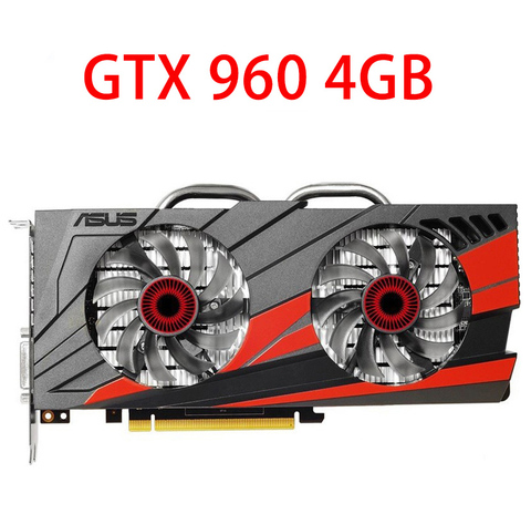 Buy Online Asus Gtx 960 4gb Graphics Card Nvidia Geforce Gtx960 4g Gpu Video Cards Computer Game Pubg Desktop Map 950 750 Ti Videocard Vga Alitools