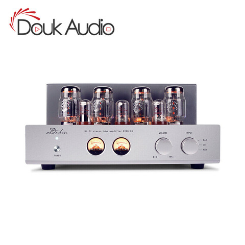 Douk Audio Hi-end 6N8P Push-pull KT88 HiFi Stereo Tube Amplifier Class A Large Power 45W*2 Desktop Amplifier ► Photo 1/6