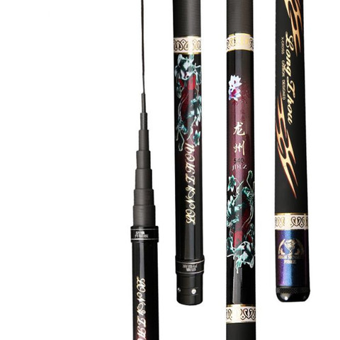 Carp Poles Feeder Portable 3M4M5M6M7M8M9M Telescopic Fishing Rod Stream Hard Ultralight Carbon Fishing Pole Combo Fishing Gear ► Photo 1/6