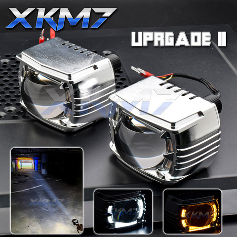 LED Projector High Beam Lenses For Headlights Switchback Angel Eyes Spotlights H1 H7 9005 9006 Car Lights Accessories Tuning 34W ► Photo 1/6