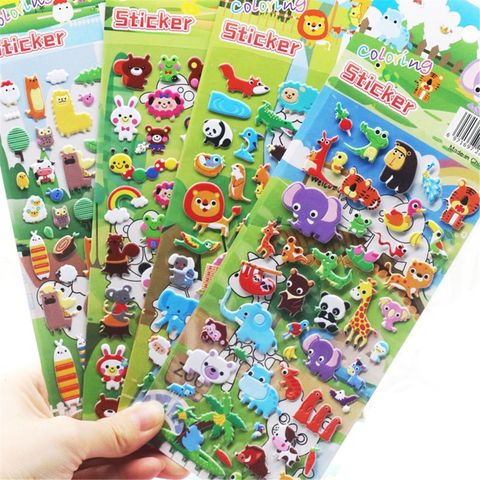 Kids Stickers 4 Sheets 3D Puffy Bulk Stickers for Girl Boy Birthday Gift  Scrapbooking Teachers Animals Cartoon - Price history & Review, AliExpress  Seller - Warm Kitty Baby Store