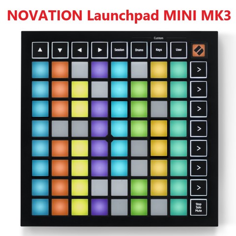 NEW Novation Launchpad Mini MK3 portable 64 RGB pad MIDI grid controller for making and performing tracks with Ableton Live ► Photo 1/4