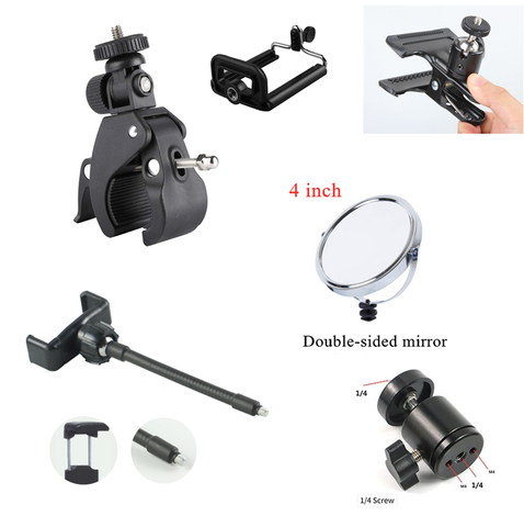 Tablet Stand Bracket Makeup mirror ball head tripod Accessory Photography LED Selfie Ring Light Replacement Parts Accessories ► Photo 1/6