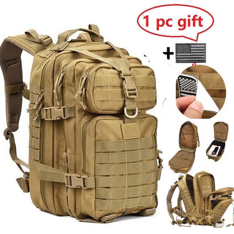 30L/50L 1000D Nylon Waterproof Backpack Outdoor Military Rucksacks Tactical Sports Camping Hiking Trekking Fishing Hunting Bag ► Photo 1/6