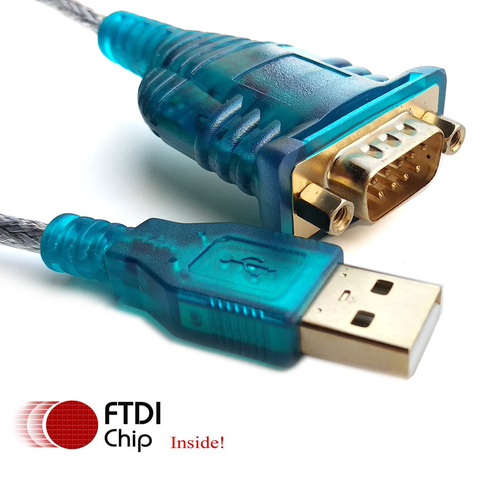 ftdi ft232r usb to rs232 serial adapter with db9 rs232 to usb adapter converter ► Photo 1/6