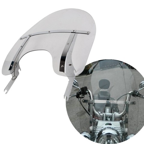 Motorcycle Detachable Windshield Windscreen Bracket Kits For Harley Touring Road King Classic FLHR FLHRCI 1994-2022 ► Photo 1/6