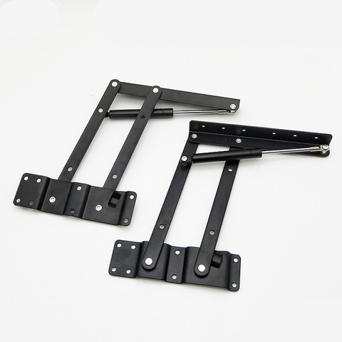 2Pcs Heavy Duty Table Lift Up Top Folding Spring Support Hinge Lifting Frame for Coffee Tea Table Furniture Mechanism Hardware ► Photo 1/6