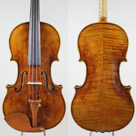 Oil Antique Varnish 'La Messie' Stradivari Copy 4/4 Violin violino,  Powerful Clear Tone!Case, Bow,Free Shipping! ► Photo 1/6