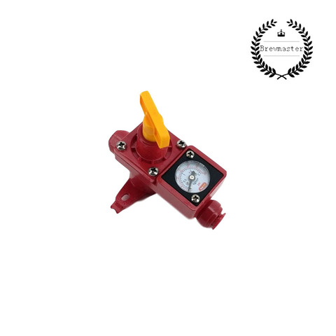 DUOTIGHT - BLOWTIE 2 SPUNDING VALVE /PRESSURE RELIEF WITH INTEGRATED GAUGE 0-15PSI ► Photo 1/6