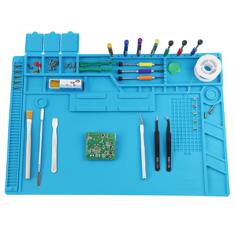 S170 S160 S150 ESD Heat Insulation Working Mat Heat-resistant Soldering Hand Repair Tools Insulator Pad Maintenance Platform ► Photo 1/6