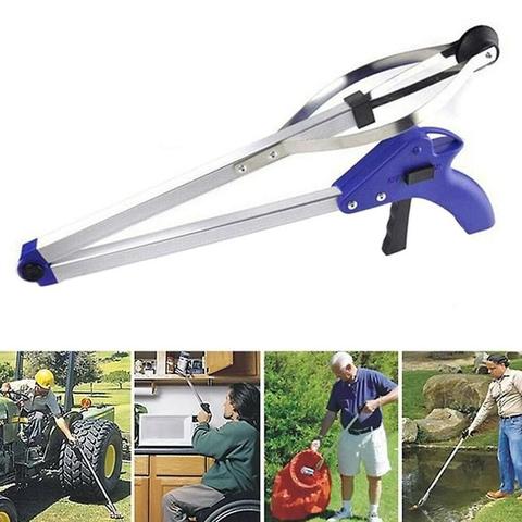 1PCS Folding Household Garbage Picker Alloy Trash Grabber Waste Leaves Pick Cleaning Up Clip Garden For Garden Tool Tool ► Photo 1/6