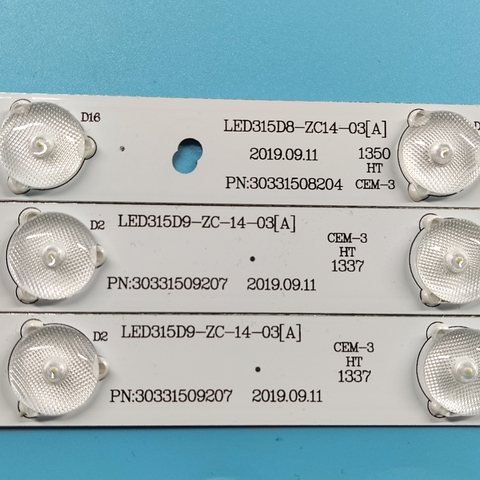 LED Backlight strip lamp For LED315D8-ZC14-03 LED315D9 MTV-3223LW LE32F8210 32EU3100  LD32U3100 LE32MXF5 LED32A700 32PAL5358/T3 ► Photo 1/5