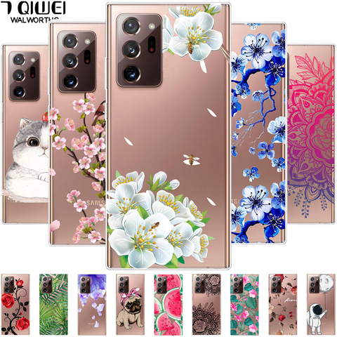 For Samsung Note 20 Ultra Case Transparent Soft TPU Silicone Cover for Samsung Galaxy Note 20 Phone Case Note20 Clear S20 FE ► Photo 1/6