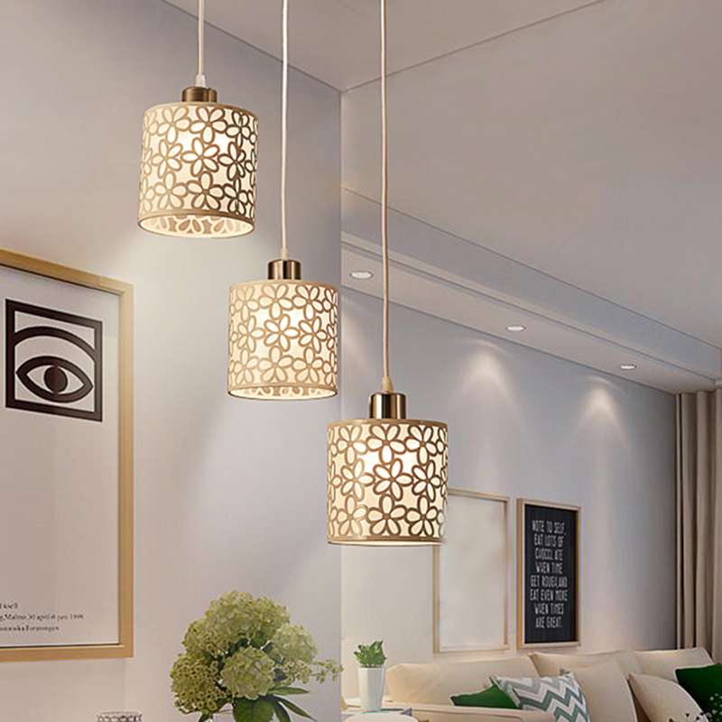 E27 Floral Ceiling Pendant Light Shade Cover Chandelier Lampshade Light Cage 