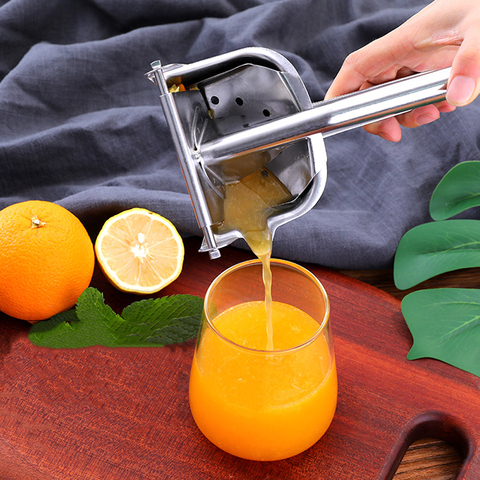 Juicer Squeezer 304 Stainless Steel Portable Vegetable Fruit Manual Juicer Press Lemon Pomegranate Maker Squeeze Kitchen Tools ► Photo 1/6