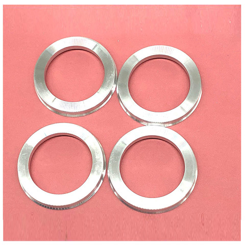 4PCs/Set Alloy Wheel Hub Centric Spigot Rings Wheel Spacer 66.6-57.1 For Audi ► Photo 1/6