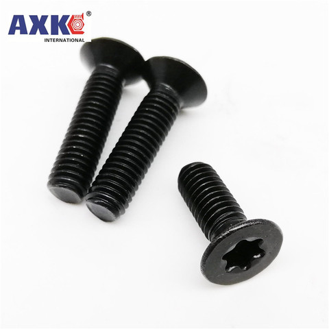 10/50 M2 M2.5 M3 M4 M5 M6 Black 304 Stainless Steel GB2673 Six-Lobe Torx Head Flat Countersunk Screw Six Lobe Bolt Machine screw ► Photo 1/6