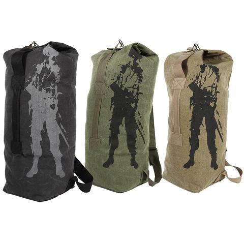 Men's Travel Bag Army Bucket Bags Multifunctional Backpack Military Canvas Backpacks Large Duffle Men Shoulder Bags 2022 Hot ► Photo 1/6