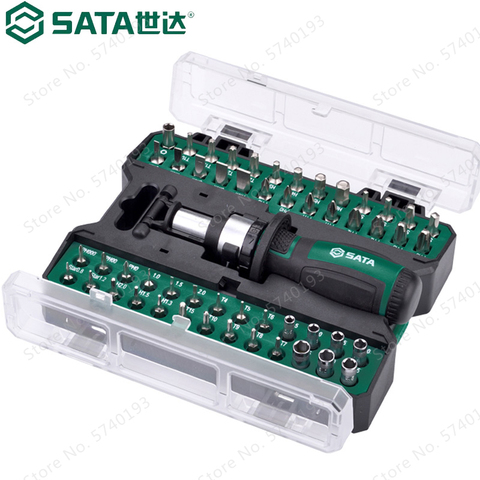 SATA Household Tool Set 12pcs Manual Hardware Tool Box Household Maintenance Plumber Tool Kits Herramienta De Mano Conjuntos ► Photo 1/1