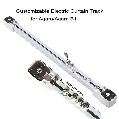 Free Ship EU Country Customizable Electric Curtain Track for Aqara zigbee/ B1 curtain motor, Smart Curtain Rails Control System ► Photo 1/6