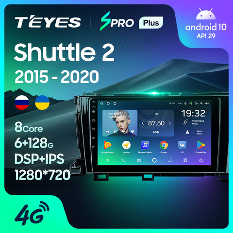 TEYES SPRO For Honda Shuttle 2 2015 - 2022 Right hand driver Car Radio Multimedia Video Player Navigation GPS Android 8.1 No 2din 2 din dvd ► Photo 1/6