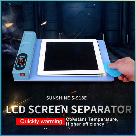 SUNSHINE S-918E LCD Blue Screen Splitter Heating Stage Separator Pad For iPhone iPad LCD Screen Separator Tool ► Photo 1/6