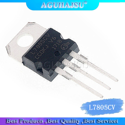 10pcs/lot L7805CV L7805 7805 LM7805 KA7805 Voltage Regulator 5V TO-220 ► Photo 1/1