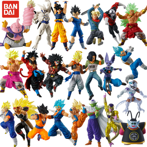 Bandai Dragon Ball Super Gacha Doll Silver-haired grandson Goku Haiiro no Jiren Vegeta Gods of Destruction Beerus Figure Model ► Photo 1/1