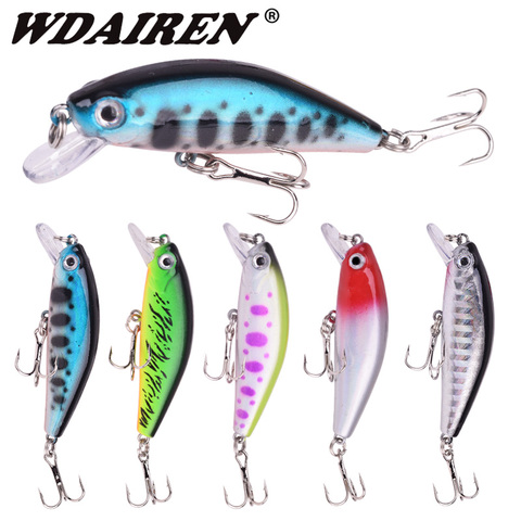 1Pcs Minnow Fishing Lures 5.5cm 6g Mini Laser Hard Bait Swim Lead Block Sinking Wobbler Crankbait Carp Bass Peche Pesca Tackle ► Photo 1/6