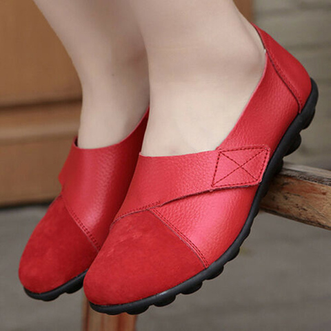 Orthopedic PU Leather Loafers Soft Sole Casual Flats Shoes for Women Students ► Photo 1/6