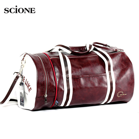 Sport Gym Bag for Women Men Shoulder Bags With Shoes Storage Pocket Fitness Training Waterproof Leather Travel Bag XA175WA ► Photo 1/6