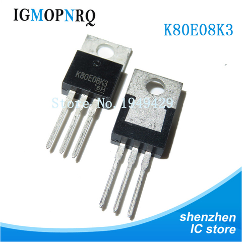 10pcs/lot free shipping TK80E08K3 K80E08K3 TO-220 75V 80A electric vehicle controller new original Immediate delivery ► Photo 1/1