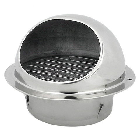 Stainless Steel Wall Ceiling Air Vent Ducting Ventilation Exhaust Grille Cover Outlet Heating Cooling & Vents Cap Waterproof ► Photo 1/6