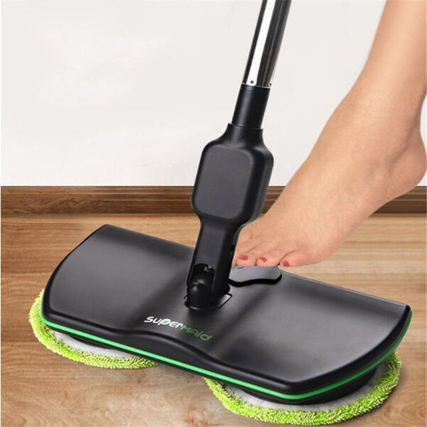 Mop Rechargeable 360 Rotation Cordless Floor Cleaner Scrubber Polisher Electric Microfiber Mop Cleaning ► Photo 1/6