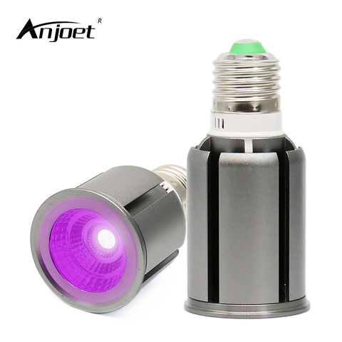 ANJOET Ultraviolet Bulb 8W 12W UVA Level 395nm UV Lamps 85-265V LED Fluorescent Bulb Blacklight Party Neon Glow ► Photo 1/6