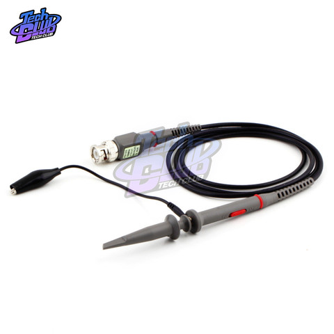 1X 10X 100MHz Alligator Clip Test Probe Accessories P6100 2Pcs High Precision Oscilloscope Probe ► Photo 1/5