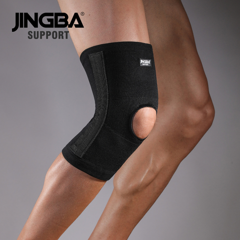 JINGBA SUPPORT knee pad volleyball knee support sports outdoor basketball knee protector brace support spring rodillera deportiv ► Photo 1/6