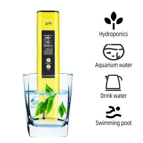 accuracy 0.01 automatic calibration Digital PH Meter Tester Aquarium Pool Water Wine Urine LCD Pen Monitor 30%OFF ► Photo 1/5