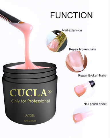 Quick Building Gel Nail Extension Gel Nail Model Phototherapy Gel UV Glue Crystal Extension Gel Nail Art Prolong Forms 60mlTSLM1 ► Photo 1/6