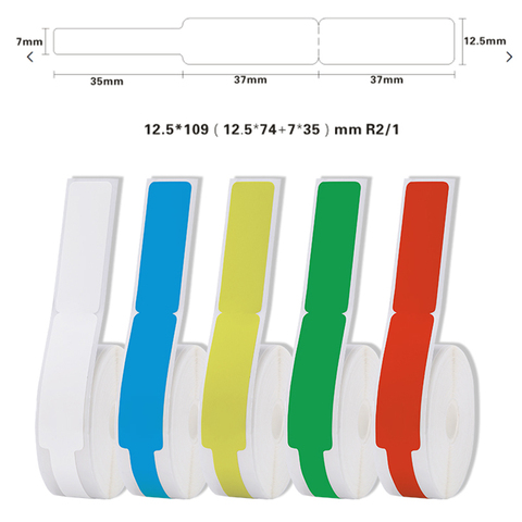 Niimbot Mini Label printer paper Printing Label Waterproof Anti-Oil Cable Label Color Scratch-Resistant Label Sticker Paper ► Photo 1/6