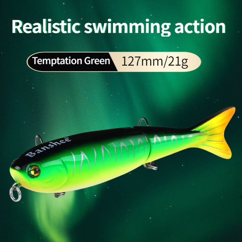 Banshee 127mm 21g Pencil Lure Topwater Swimbait Jointed Lures Multi Crank/Floating Wobblers Fishing Crankbait Pike Artificial ► Photo 1/6