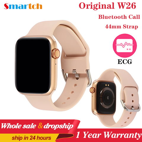Series 6 Smart Watch 2022 IWO W26 Pro SmartWatch ECG Heart Rate Monitor Temperature Waterproof PK IWO 8 13 For Apple&Android ► Photo 1/6