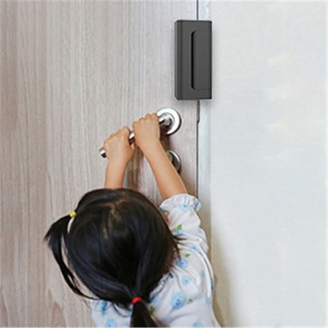 Aluminium Alloy U Door Reinforcement Lock Security Door Lock Home Child Proof Door Stopper ► Photo 1/6