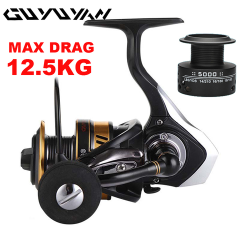 2022 New Double Spool Fishing Reel 13+1 BB Spinning Reel Metal Handle Metal Spool 5.5:1 High Speed Ratio Baitcast Reel ► Photo 1/6